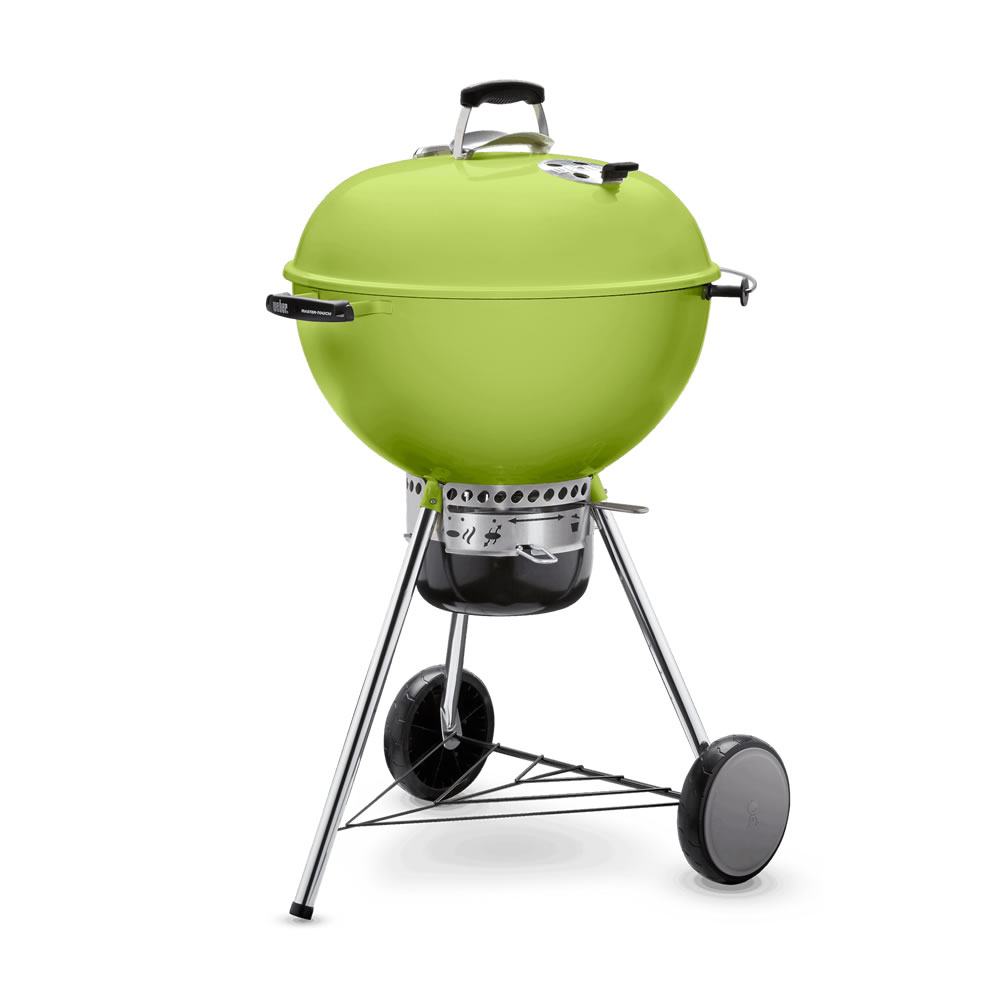 Weber Master Touch 57cm Charcoal Grill in Spring Green - Image 2