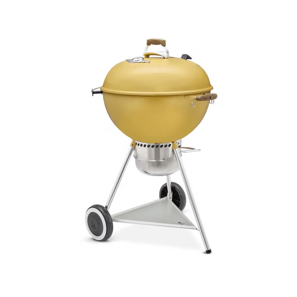 Weber 70th Anniversary Edition Kettle Charcoal Grill 57cm - Hot Rod Yellow - Image 3