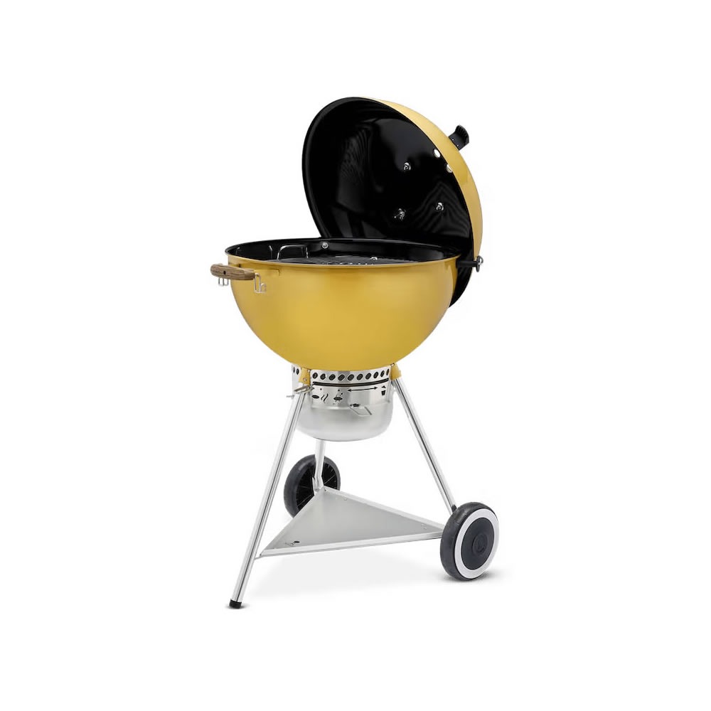 Weber 70th Anniversary Edition Kettle Charcoal Grill 57cm - Hot Rod Yellow - Image 4