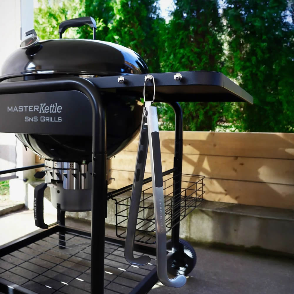 SnS Cherry Picker Hanging From BBQ